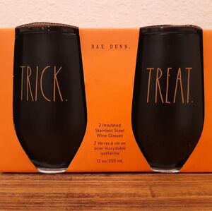 Rae Dunn 2 Insulated Wine Glasses